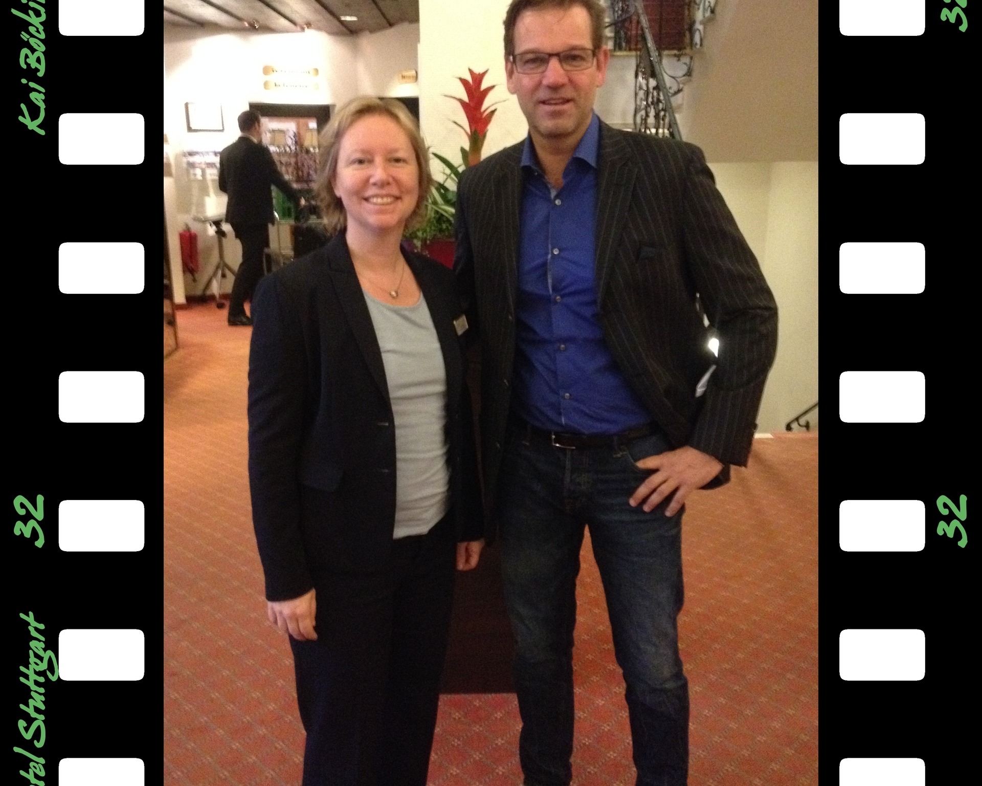 Kai Böcking und Andrea Schober, stellv. Direktorin (v.r.n.l.)